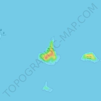 Ilha dos Remédios topographic map, elevation, terrain