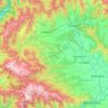 Handwara tehsil topographic map, elevation, terrain