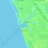 Venice topographic map, elevation, terrain