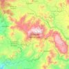 Sierra de Manantlán topographic map, elevation, terrain