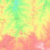 Ibiaçá topographic map, elevation, terrain