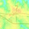 Prairie City topographic map, elevation, terrain