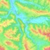 Nauviale topographic map, elevation, terrain
