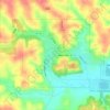 Glenwood City topographic map, elevation, terrain