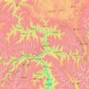 འབར་ཁམས་རྫོང་ 马尔康市 topographic map, elevation, terrain