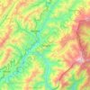 Kiphire topographic map, elevation, terrain