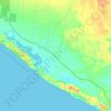 Yambuk topographic map, elevation, terrain