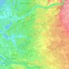 Ropažu novads topographic map, elevation, terrain