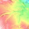 Azuara topographic map, elevation, terrain