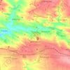 Shakhtarsk topographic map, elevation, terrain