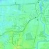 Pabuaran topographic map, elevation, terrain