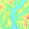 Plum Creek topographic map, elevation, terrain