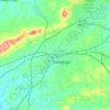 Talladega topographic map, elevation, terrain