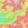 Nyishog Gewog topographic map, elevation, terrain