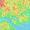 East Ship Harbour topographic map, elevation, terrain