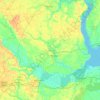 Bertie County topographic map, elevation, terrain