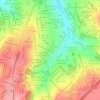 Jardim Bom Clima topographic map, elevation, terrain