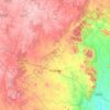 Shoolagiri topographic map, elevation, terrain