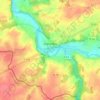 Ingrandes topographic map, elevation, terrain
