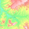 Curimatá topographic map, elevation, terrain