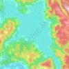 Lake Ainslie topographic map, elevation, terrain