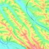 Aignes topographic map, elevation, terrain
