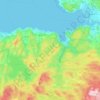 Malvik topographic map, elevation, terrain