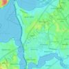 City of South Perth topographic map, elevation, terrain