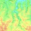 Pengasinan topographic map, elevation, terrain