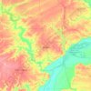 Schuyler County topographic map, elevation, terrain