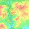 Bryn Athyn topographic map, elevation, terrain