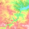Calmarza topographic map, elevation, terrain