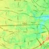 Nakano topographic map, elevation, terrain