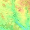 Ujazd topographic map, elevation, terrain