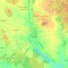 Ujazd topographic map, elevation, terrain