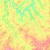 Garrard County topographic map, elevation, terrain