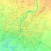 Ahmedabad City Taluka topographic map, elevation, terrain