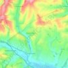 Charminster topographic map, elevation, terrain