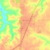 Blakesburg topographic map, elevation, terrain