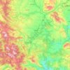 Municipality of Grevena topographic map, elevation, terrain
