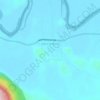 Los Cipreses topographic map, elevation, terrain