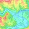 Curwensville topographic map, elevation, terrain