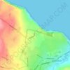 Clare topographic map, elevation, terrain