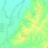 São Miguel do Araguaia topographic map, elevation, terrain