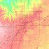 Amarillo topographic map, elevation, terrain