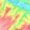 Picquigny topographic map, elevation, terrain