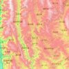 Yunlong County topographic map, elevation, terrain