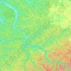 Kanawha River topographic map, elevation, terrain
