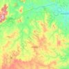 Aracatu topographic map, elevation, terrain