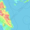 Municipality of Spetses topographic map, elevation, terrain